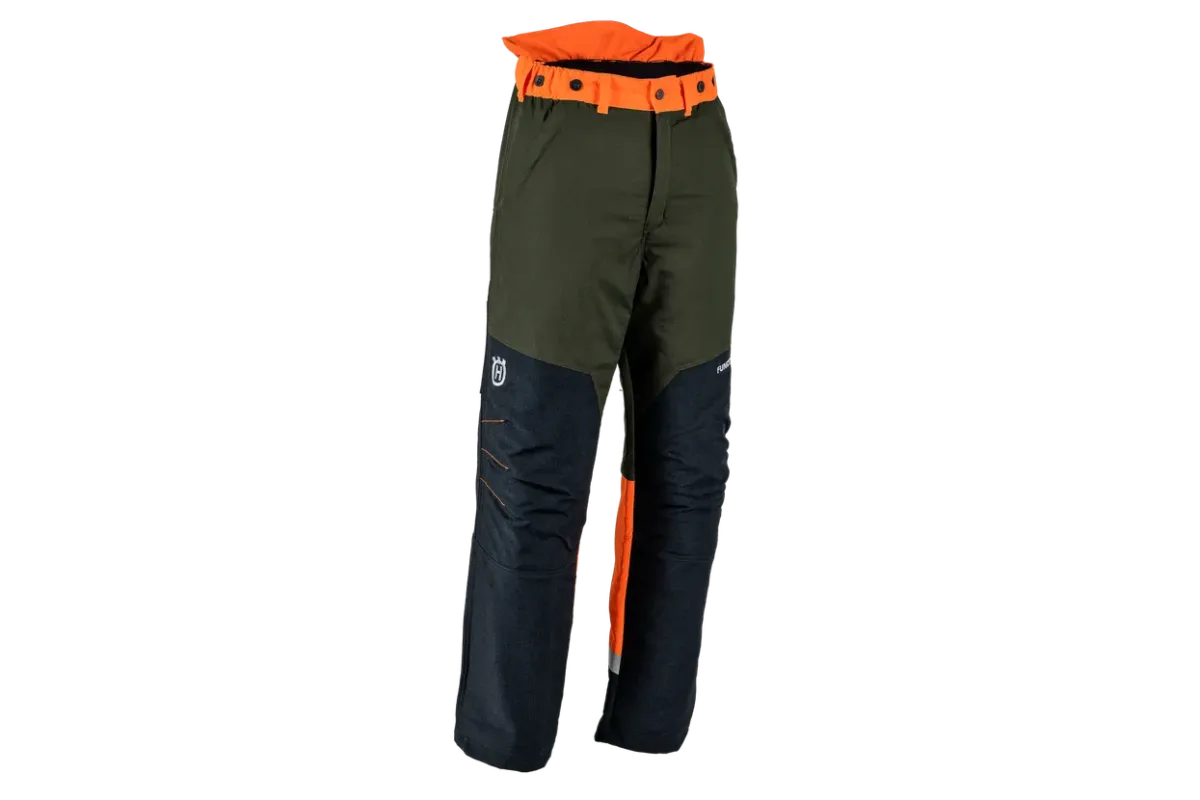 Pantaloni Functional Husqvarna cu clasa 2 de protecție la motoferăstrău — imaginea 1 din 3